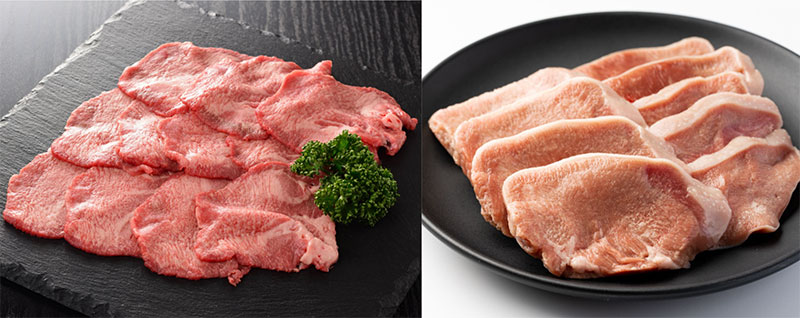 牛たんと豚たん