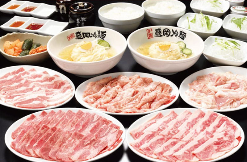 やまなか家のコースメニュー