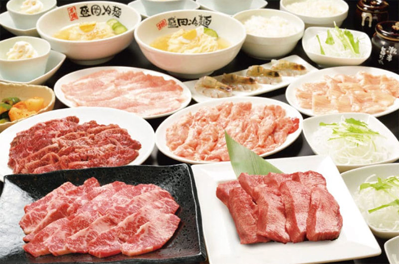 やまなか家のコースメニュー