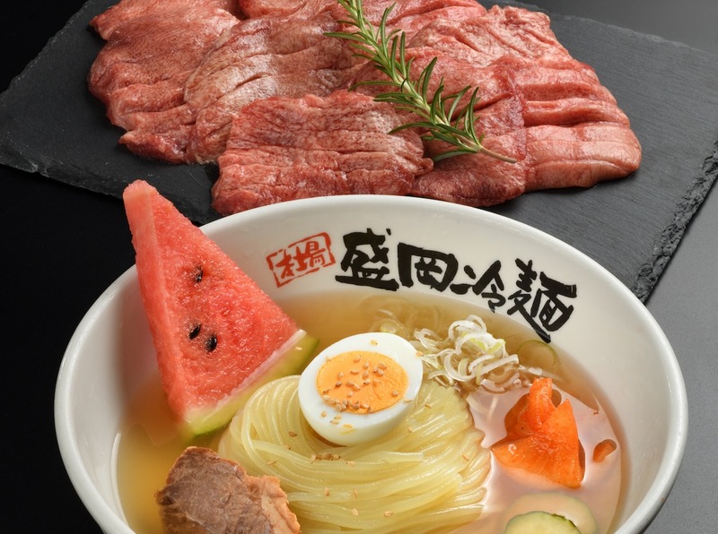 焼肉と冷麺