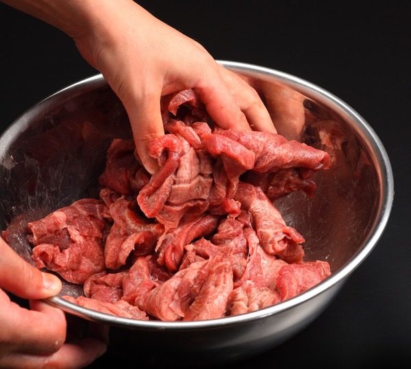 牛たんの下味の付け