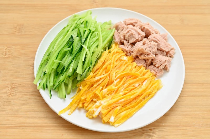 冷麺の具材